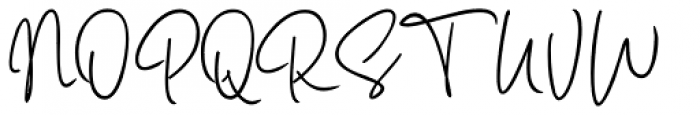 Carnollia Signature Regular Font UPPERCASE