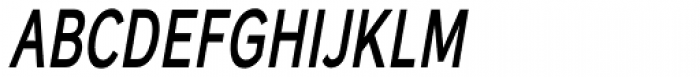 Carnova Narrow SemiBold Oblique Font UPPERCASE