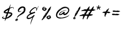 Carocks Italic Font OTHER CHARS