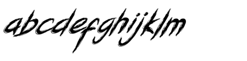 Carocks Italic Font LOWERCASE