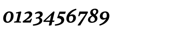 Carole Serif Semibold Italic Font OTHER CHARS