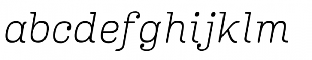 Carollo Playscript Light Italic Font LOWERCASE