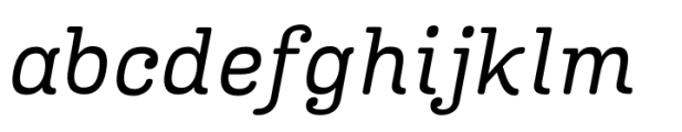 Carollo Playscript Regular Italic Font LOWERCASE