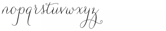 Carolyna Cute Font LOWERCASE