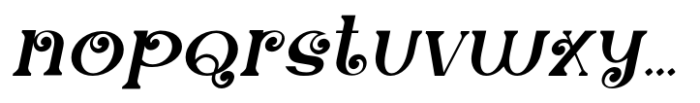 Caroolyn Italic Font LOWERCASE