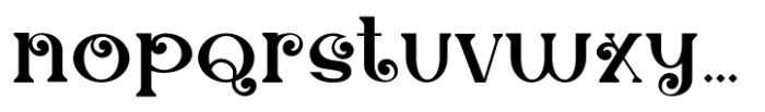 Caroolyn Regular Font LOWERCASE