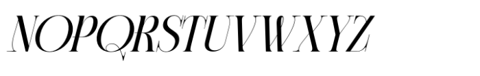Caroowa Italic Font UPPERCASE