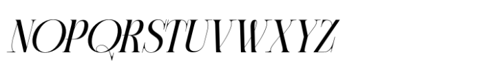 Caroowa Italic Font LOWERCASE