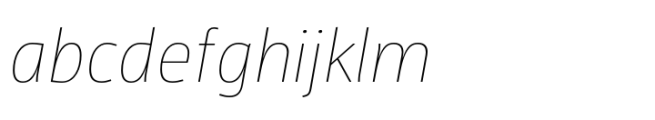 Carouge Pro Thin Italic FONT