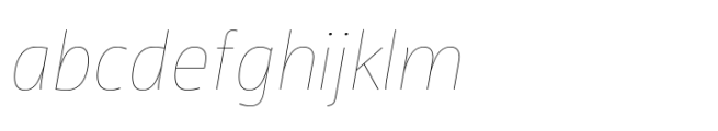 Carouge Pro Ultra Thin Italic FONT