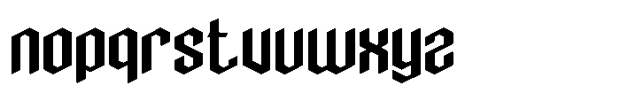 Carpenter Regular Font LOWERCASE