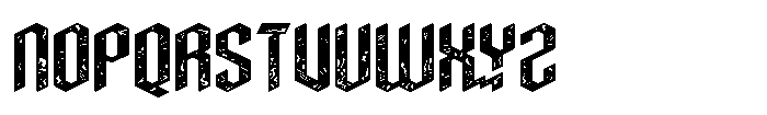 Carpenter Texture Font UPPERCASE