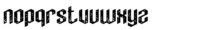 Carpenter Texture Font LOWERCASE