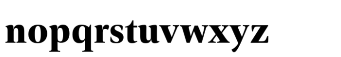 Carrara Fina Black Font LOWERCASE