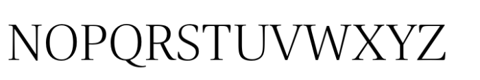 Carrara Fina Extra Light Font UPPERCASE