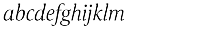 Carrara Fina Extralight Italic FONT