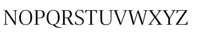 Carrara Fina Light Font UPPERCASE