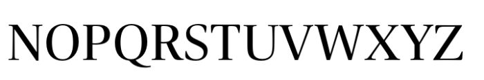 Carrara Fina Medium Font UPPERCASE