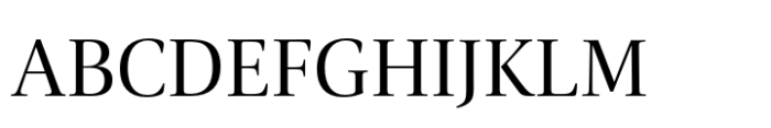 Carrara Fina Regular Font UPPERCASE