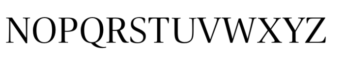 Carrara Fina Regular Font UPPERCASE