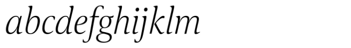 Carrara Fina Thin Italic FONT