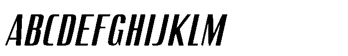 Carrieson  Bold Italic Font UPPERCASE