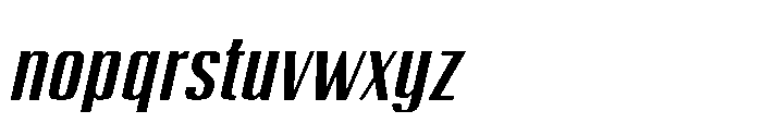Carrieson  Bold Italic Font LOWERCASE