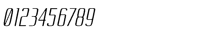 Carrieson  Extra Light Italic Font OTHER CHARS