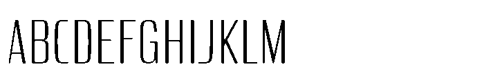 Carrieson  Extra Light Font UPPERCASE