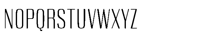 Carrieson  Extra Light Font UPPERCASE