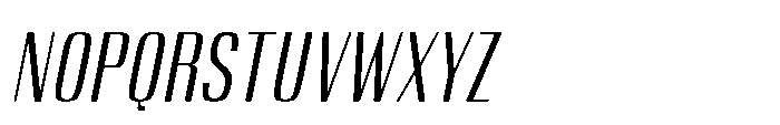 Carrieson  Light Italic Font UPPERCASE