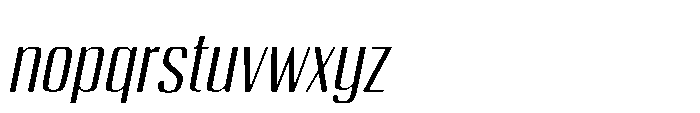 Carrieson  Light Italic Font LOWERCASE