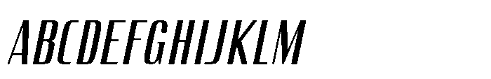 Carrieson  Medium Italic Font UPPERCASE