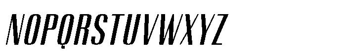 Carrieson  Medium Italic Font UPPERCASE