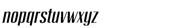 Carrieson  Medium Italic Font LOWERCASE