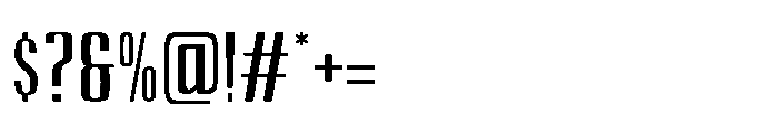 Carrieson  Medium Font OTHER CHARS