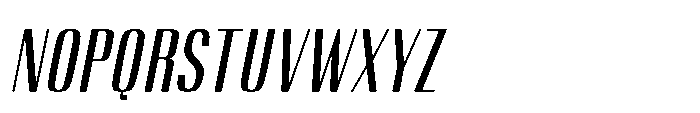 Carrieson  Regular Italic Font UPPERCASE