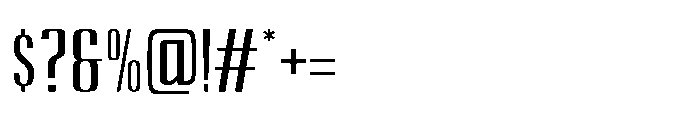Carrieson  Regular Font OTHER CHARS