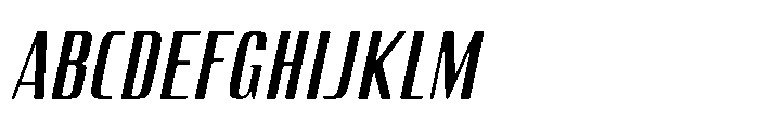 Carrieson  Semi Bold Italic Font UPPERCASE