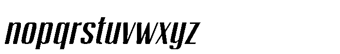 Carrieson  Semi Bold Italic Font LOWERCASE