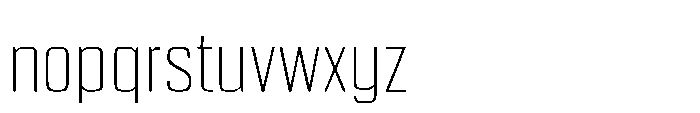 Carrieson  Thin Font LOWERCASE