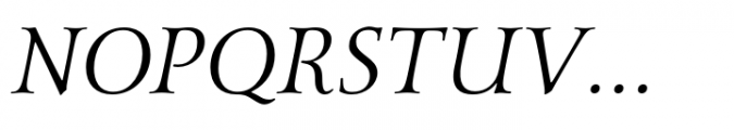 Carrig Basic Display Italic Font UPPERCASE