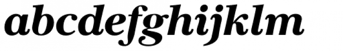 Carrig Pro Black Italic Font LOWERCASE