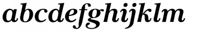 Carrig Pro Bold Italic Font LOWERCASE