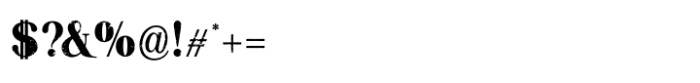 Carrington Bold Grunge Font OTHER CHARS