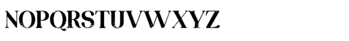 Carrington Bold Grunge Font UPPERCASE