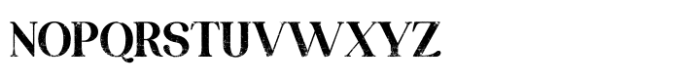 Carrington Bold Rough Font UPPERCASE