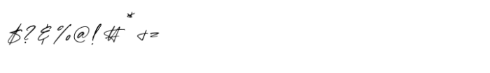 Carson Script Font OTHER CHARS