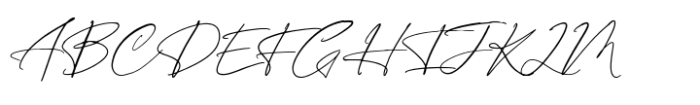 Carson Script Font UPPERCASE