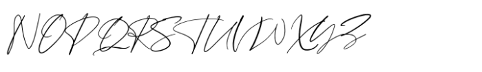 Carson Script Font UPPERCASE